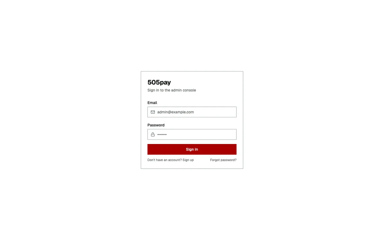 505pay Console