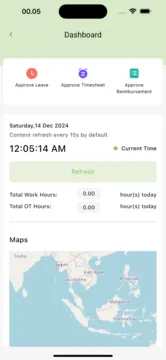 EzyHRM manager dashboard